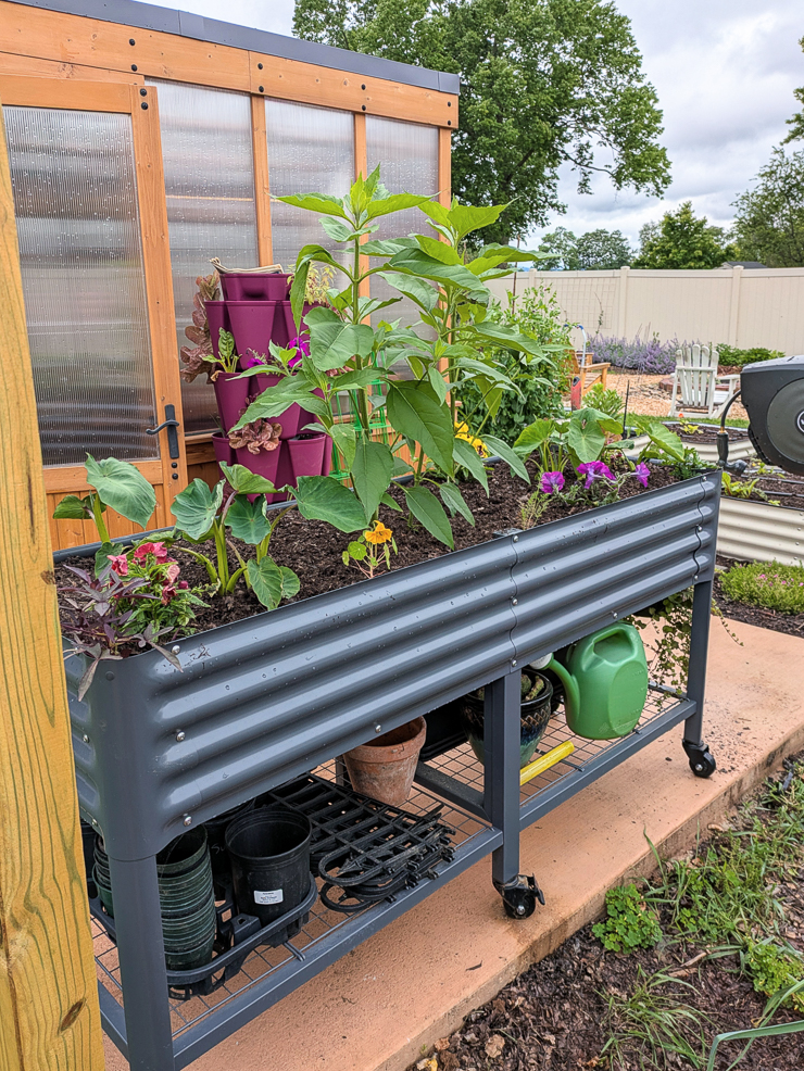 vego elevated garden bed