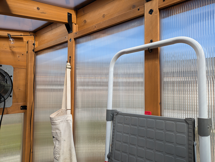 inside of a greenhouse