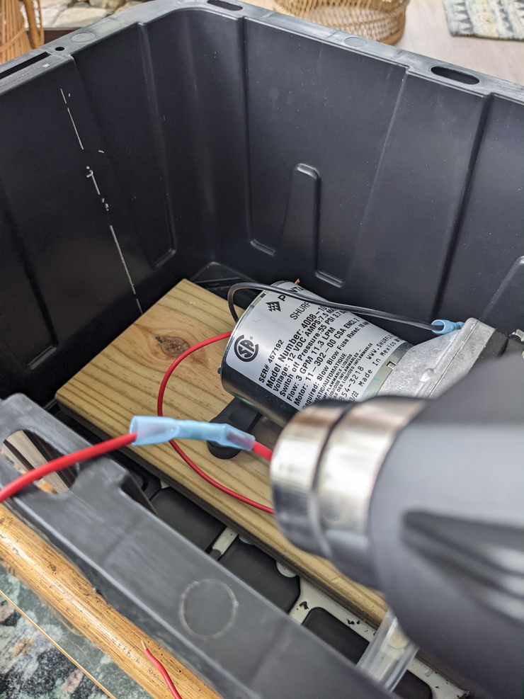 inside the utility box