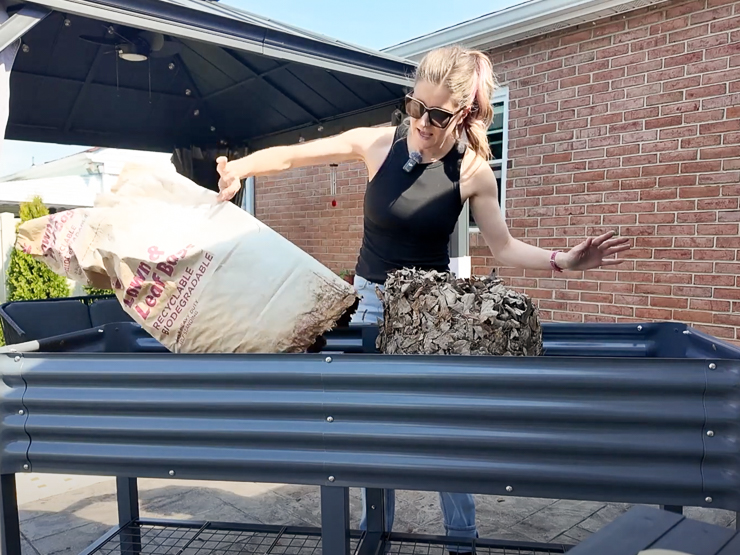 filling a raised bed