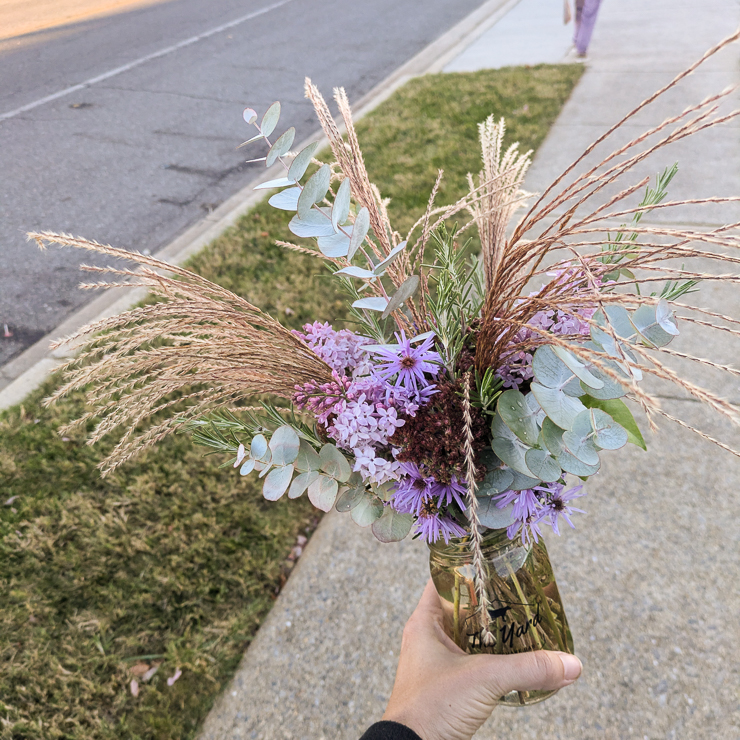 fall floral arrangement