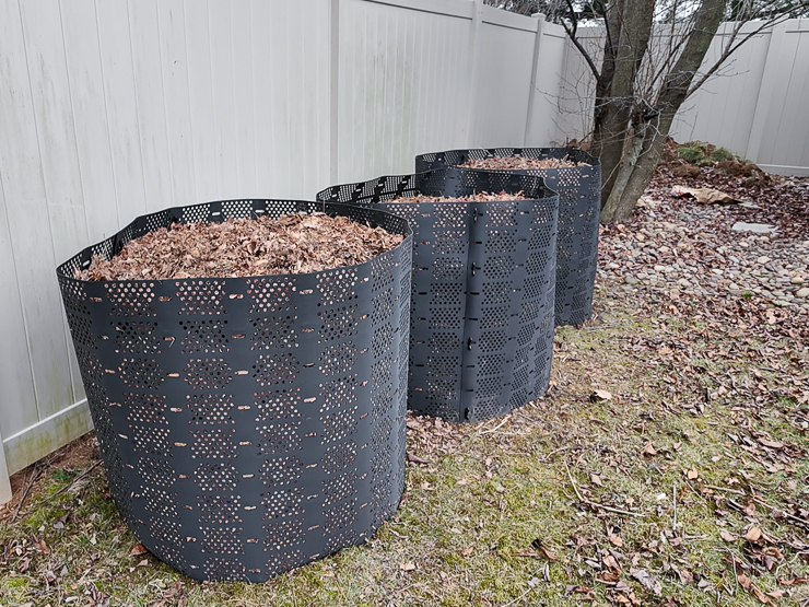 leaf compost bins