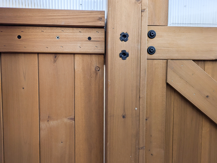 gaps in a backyard discovery greenhouse