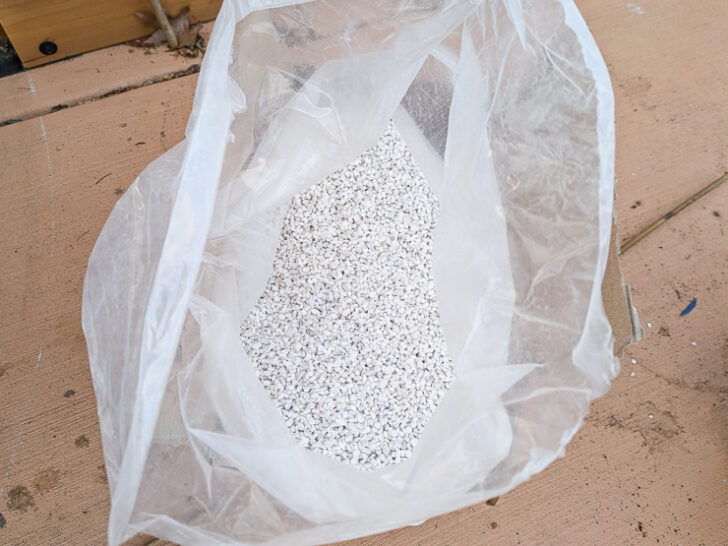 bag of perlite