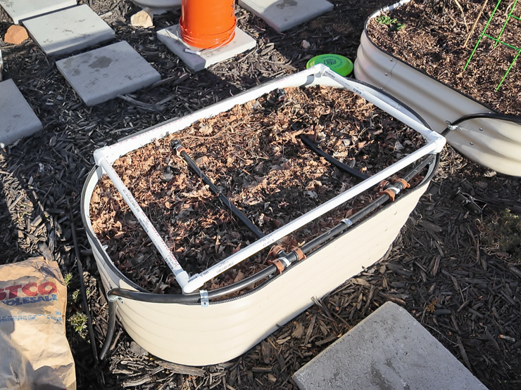 dry fitting the frame