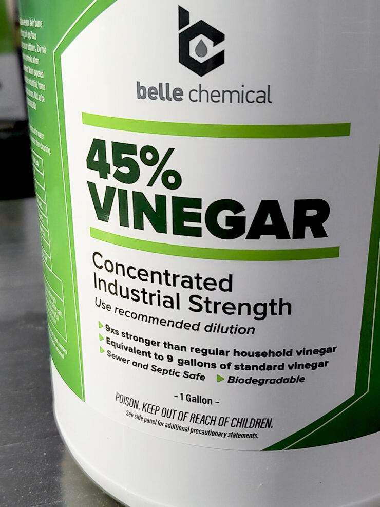 industrial strength vinegar